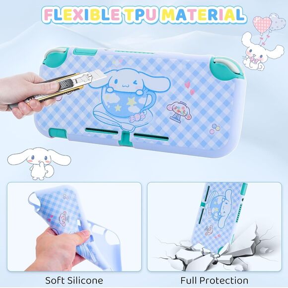 Switch Lite nintendo, Hard shell Case Kit Cute Kawaii Cartoon Anime New - Picture 7 of 13